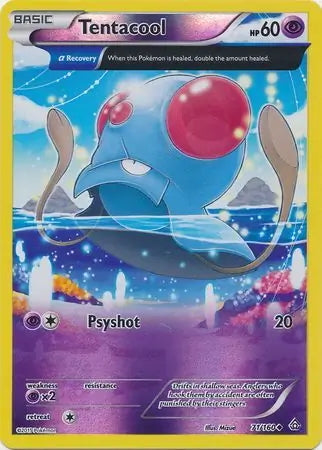 Primal Clash Tentacool #71/160 reverse holo